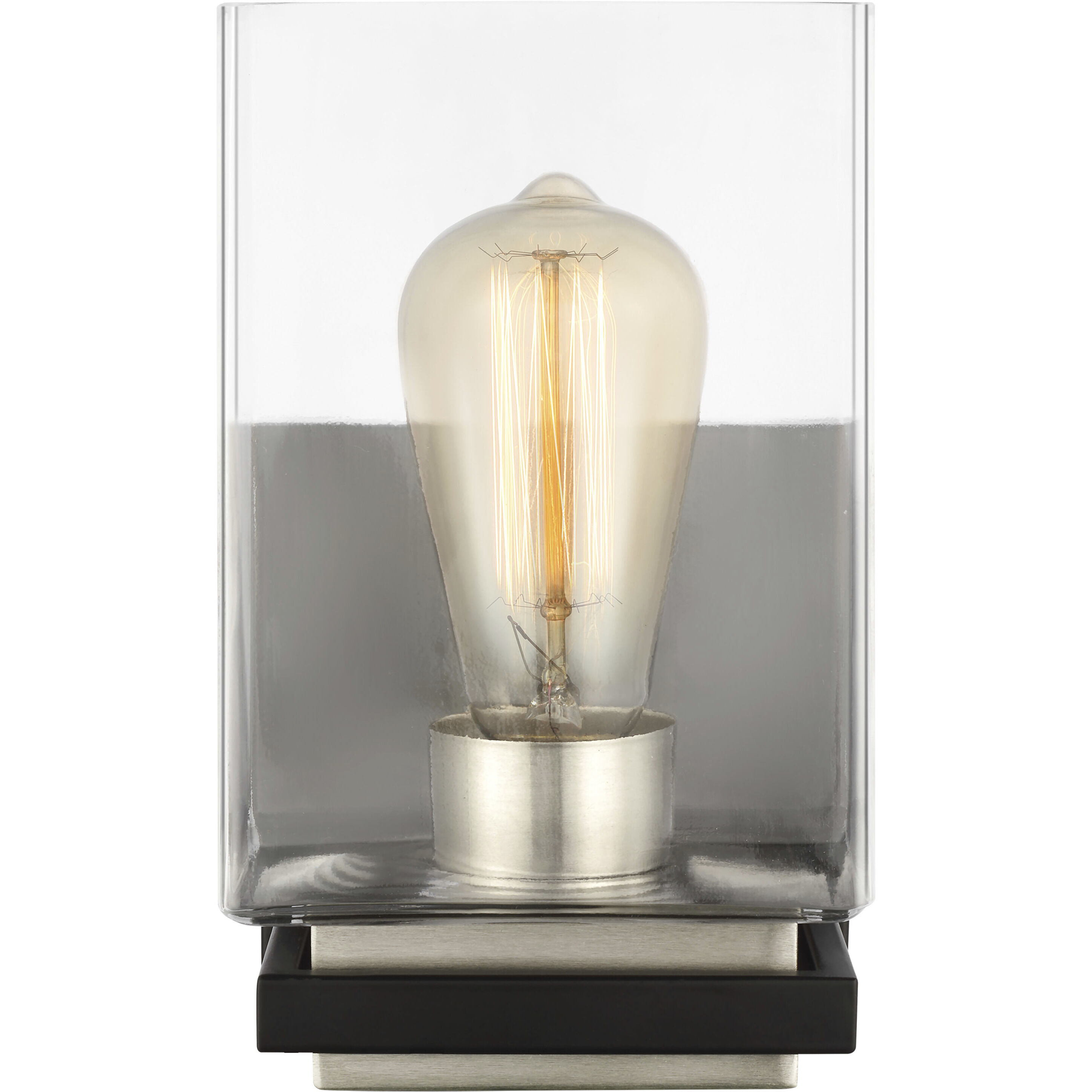 Crossroads 1 Light 5.38 inch Matte Black Bathroom Vanity Lights Wall Light