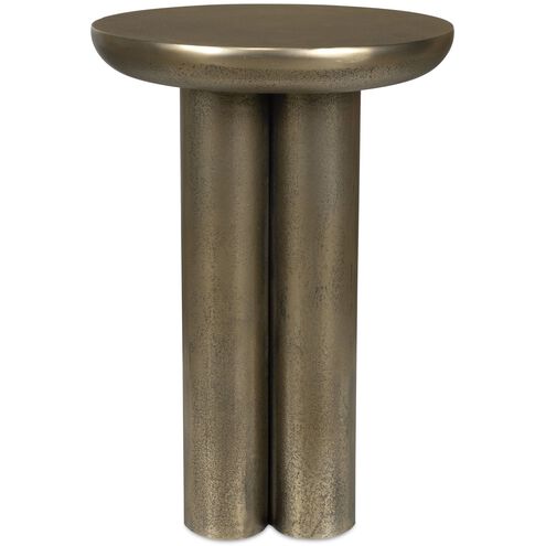 Thorp 22 X 15 inch Antique Brass Outdoor Accent Table