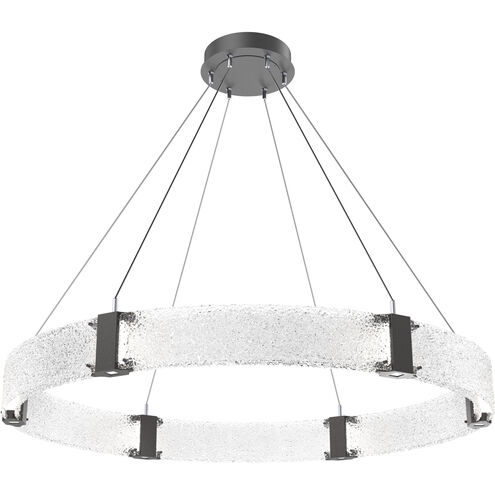 Parallel LED 48 inch Graphite Chandelier Ceiling Light, Ring