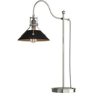 Henry 27.1 inch 60.00 watt Sterling and Black Table Lamp Portable Light in Sterling/Black