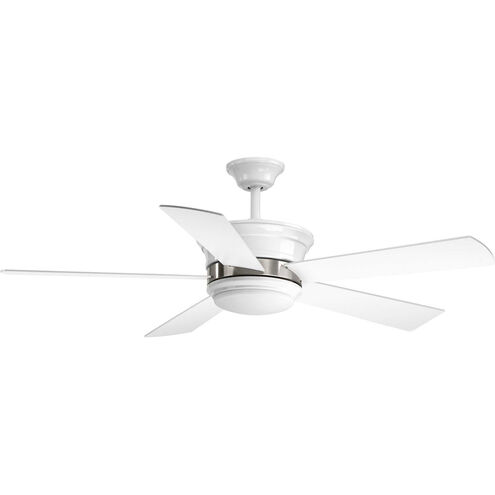 Green Lake 54 inch White Ceiling Fan, Progress LED