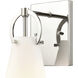 Gabby 1 Light 6 inch Polished Nickel Vanity Light Wall Light