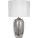 Anita 25.5 inch 40.00 watt Nickel/White Table Lamp Portable Light