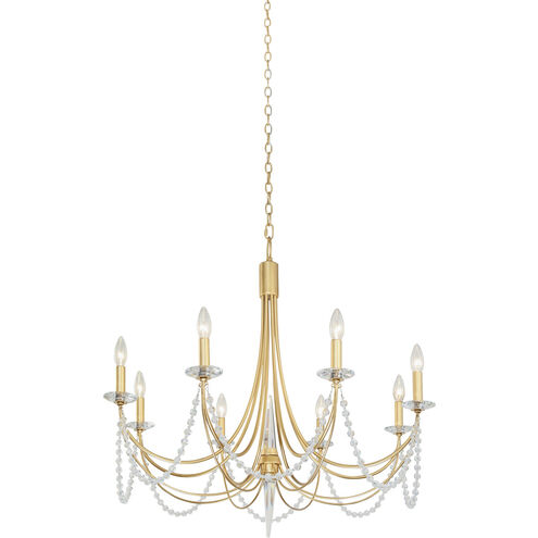 Brentwood 8 Light 32 inch Gold Chandelier Ceiling Light