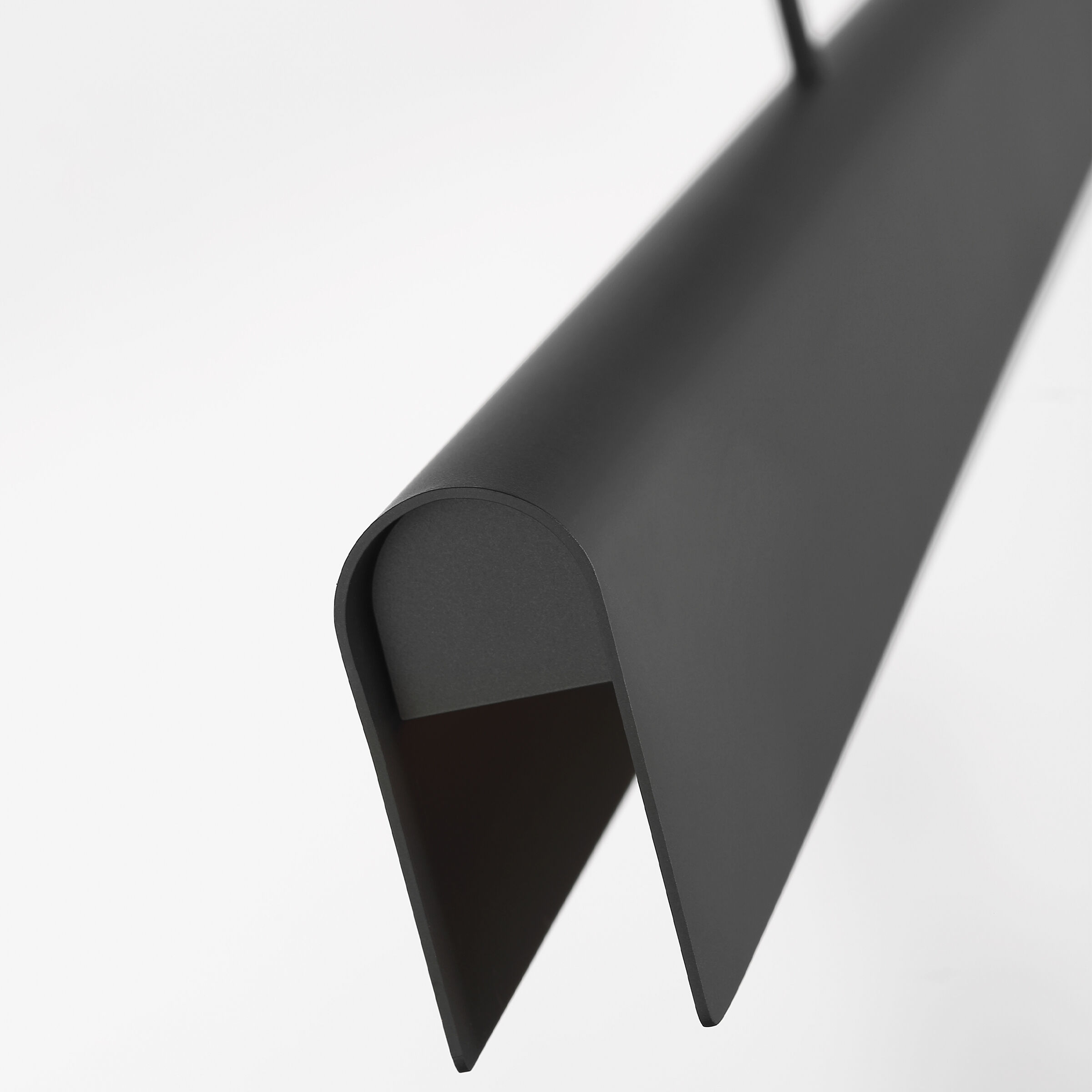 Peter Bristol Cloak LED 60 inch Nightshade Black Linear Chandelier Ceiling Light