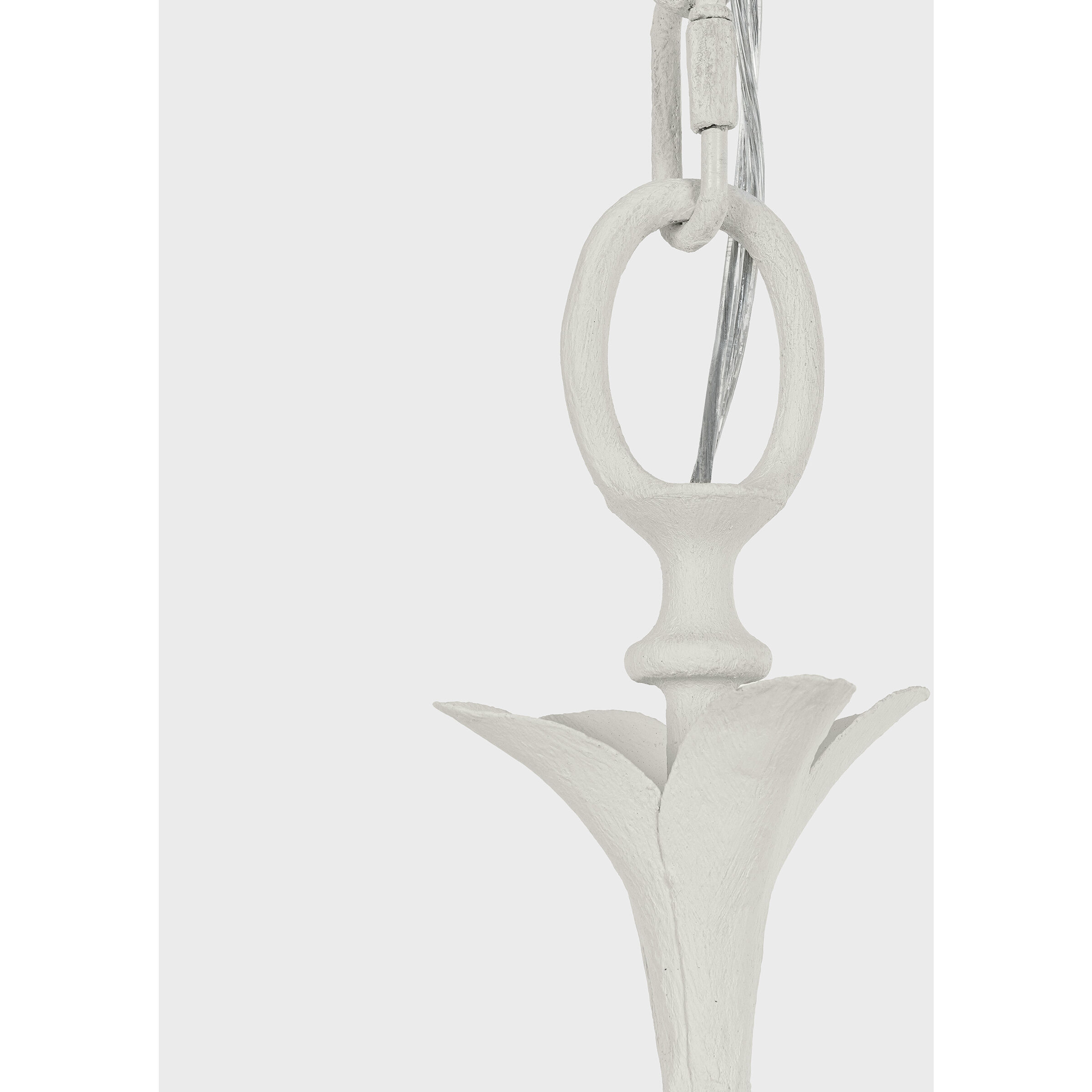 Chapman & Myers Amalfi LED 50 inch Plaster White Three-Tiered Chandelier Ceiling Light