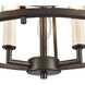 Joanie 3 Light 13 inch Old Bronze Semi Flush Mount Ceiling Light