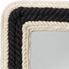 Contrast 36 X 24 inch Black and Off White Mirror