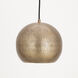 Aurelia 1 Light 10 inch Weathered Brass Mini Pendant Ceiling Light