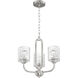 Collins 3 Light 17.5 inch Brushed Polished Nickel Chandelier Ceiling Light