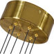 Artisan Collection/TORINO Series 35 inch Antique Brass Pendant/Chandelier Ceiling Light