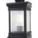 Collins 1 Light 18.5 inch Black Outdoor Post Light