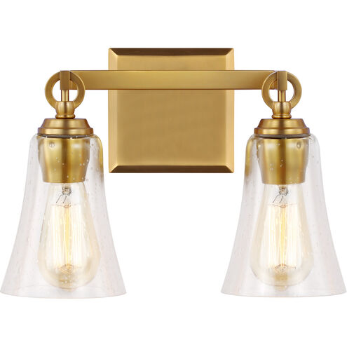 Sean Lavin Monterro 2 Light 13.5 inch Burnished Brass Vanity Light Wall Light