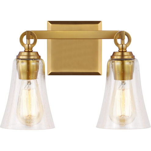 Sean Lavin Monterro 2 Light 13.5 inch Burnished Brass Vanity Light Wall Light 