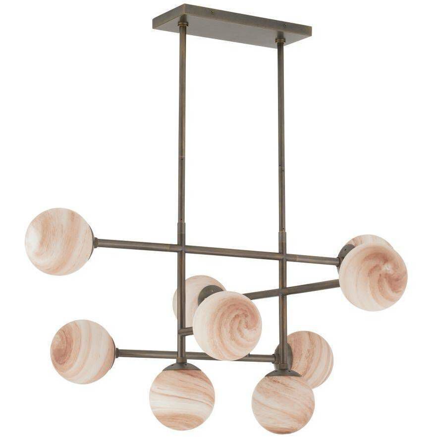 Hadden 9 Light 36 inch Bronze Chandelier Ceiling Light