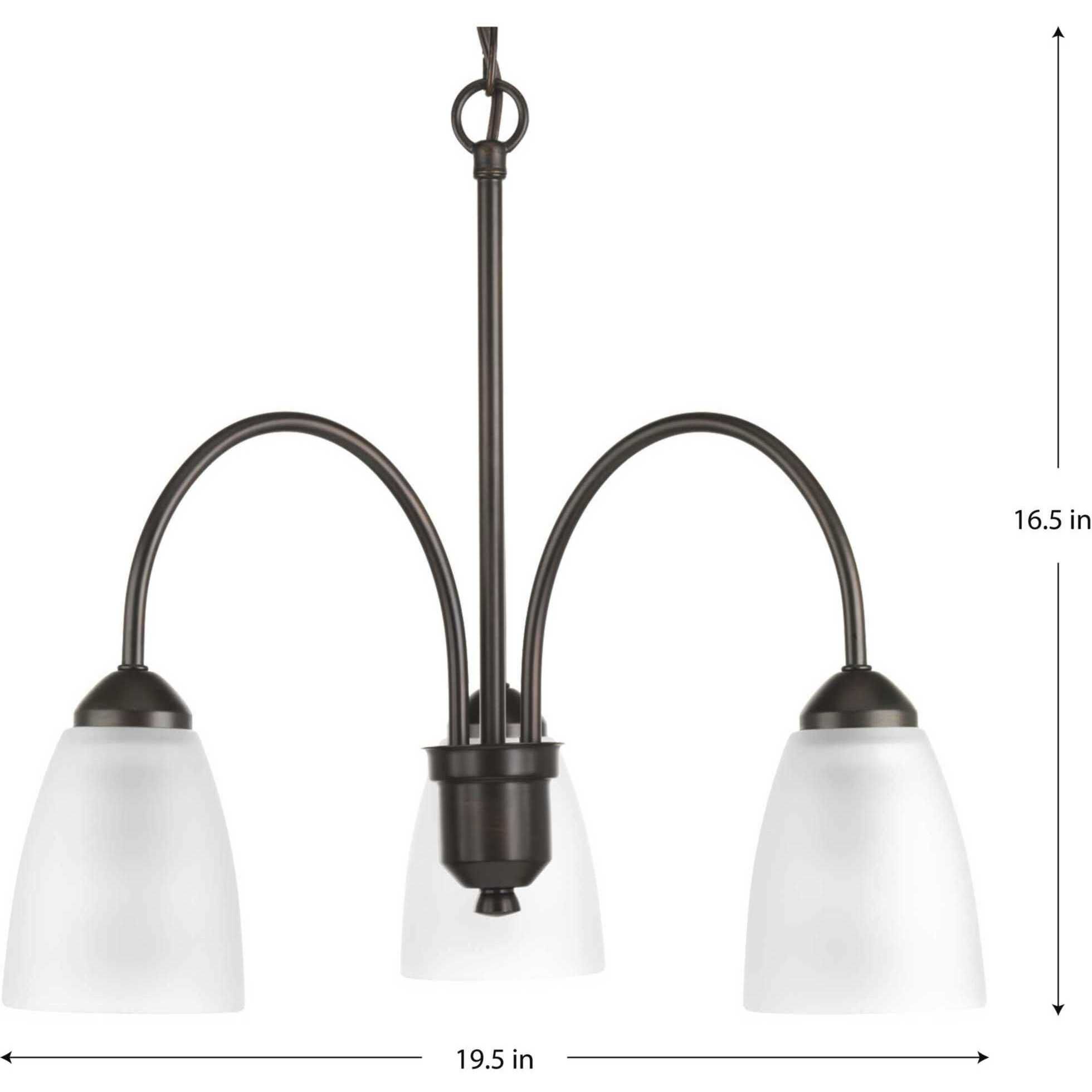 Gather 3 Light 20 inch Antique Bronze Chandelier Ceiling Light