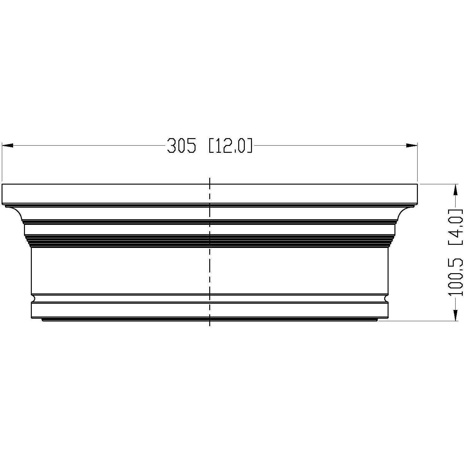 Bentley LED 12 inch Modern Gold Flush Mount Ceiling Light