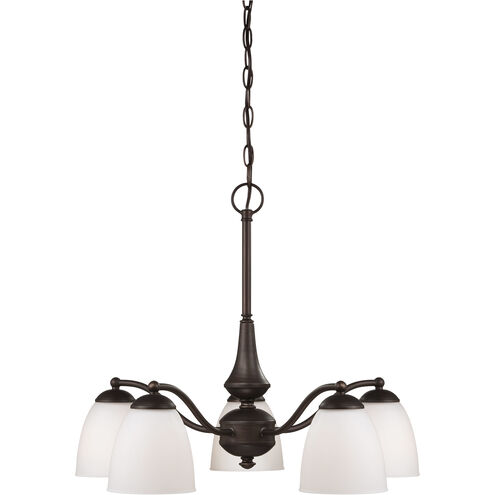 Patton 5 Light 25 inch Prairie Bronze Chandelier Ceiling Light