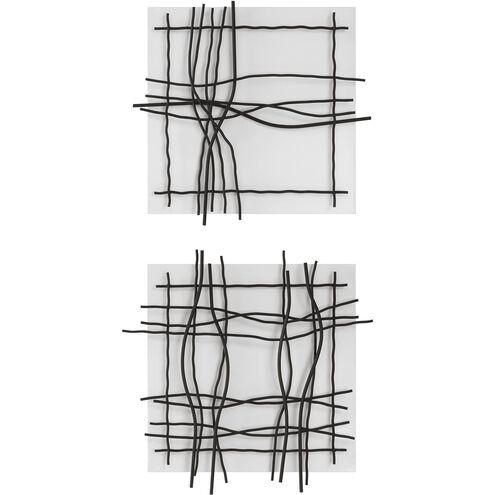 Genesis 23 X 23 inch Metal Wall Decor, Set of 2
