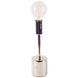Mooney 17.5 inch Silver Table Lamp Portable Light