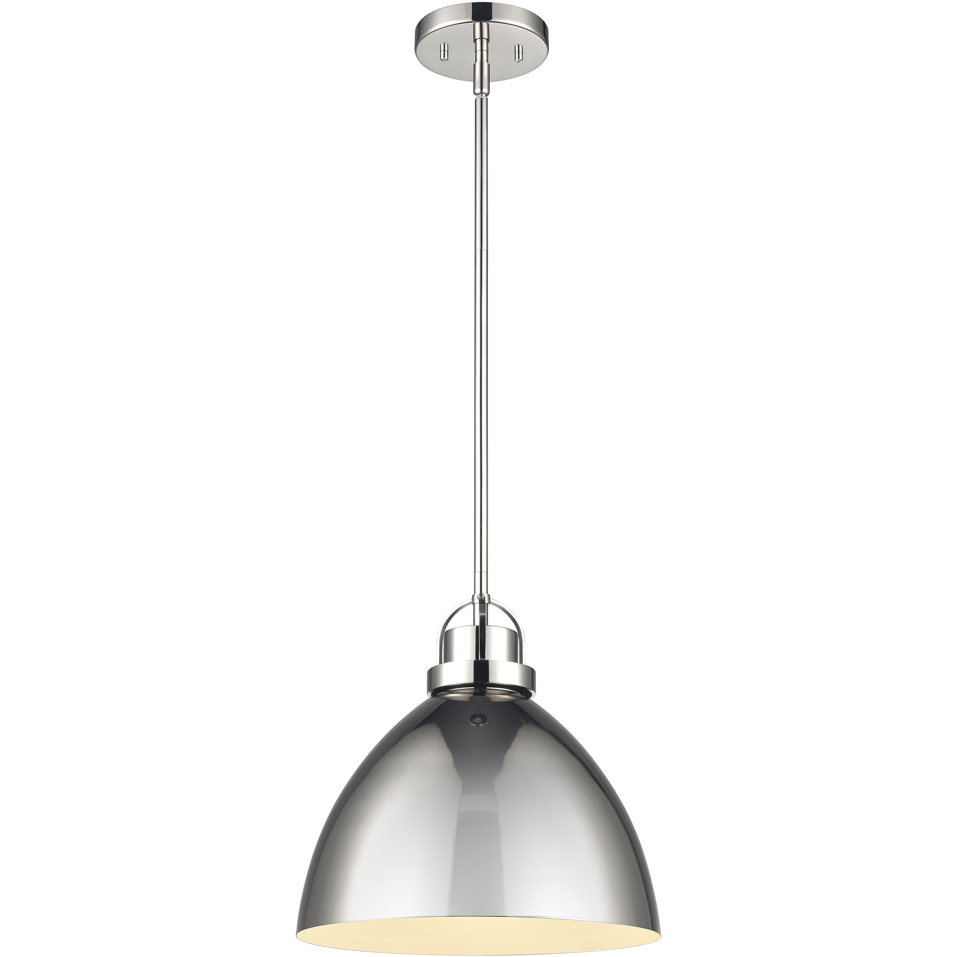 Somerville 1 Light 12 inch Polished Nickel Pendant Ceiling Light