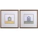 Farmhouse Collection Green Framed Art