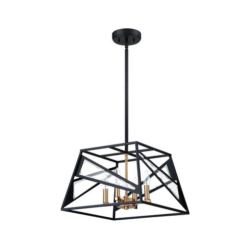 Corrietes 4 Light 16.14 inch Matte Black Pendant Ceiling Light