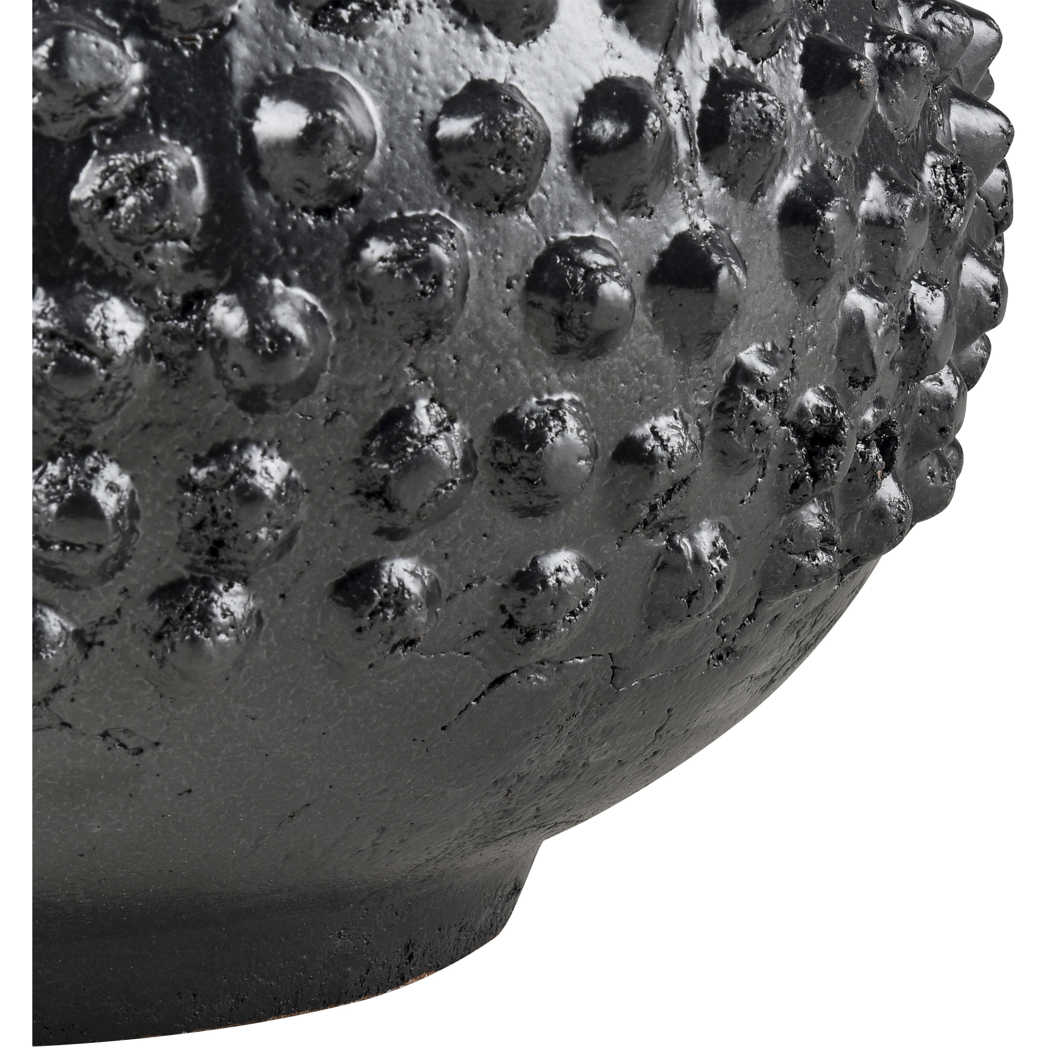 Dorus 12.75 X 9.75 inch Vase in Black