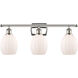 Ballston Eaton 3 Light 26 inch Polished Nickel Bath Vanity Light Wall Light, Ballston