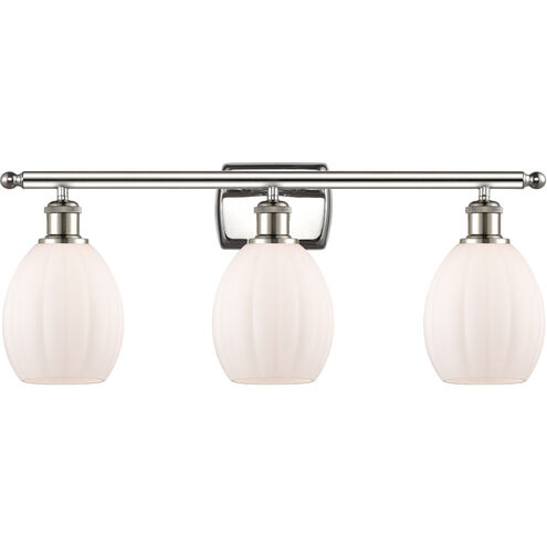 Ballston Eaton 3 Light 26 inch Polished Nickel Bath Vanity Light Wall Light, Ballston