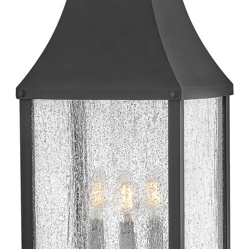 Heritage Beacon Hill 3 Light 26.25 inch Museum Black Outdoor Post Mount Lantern