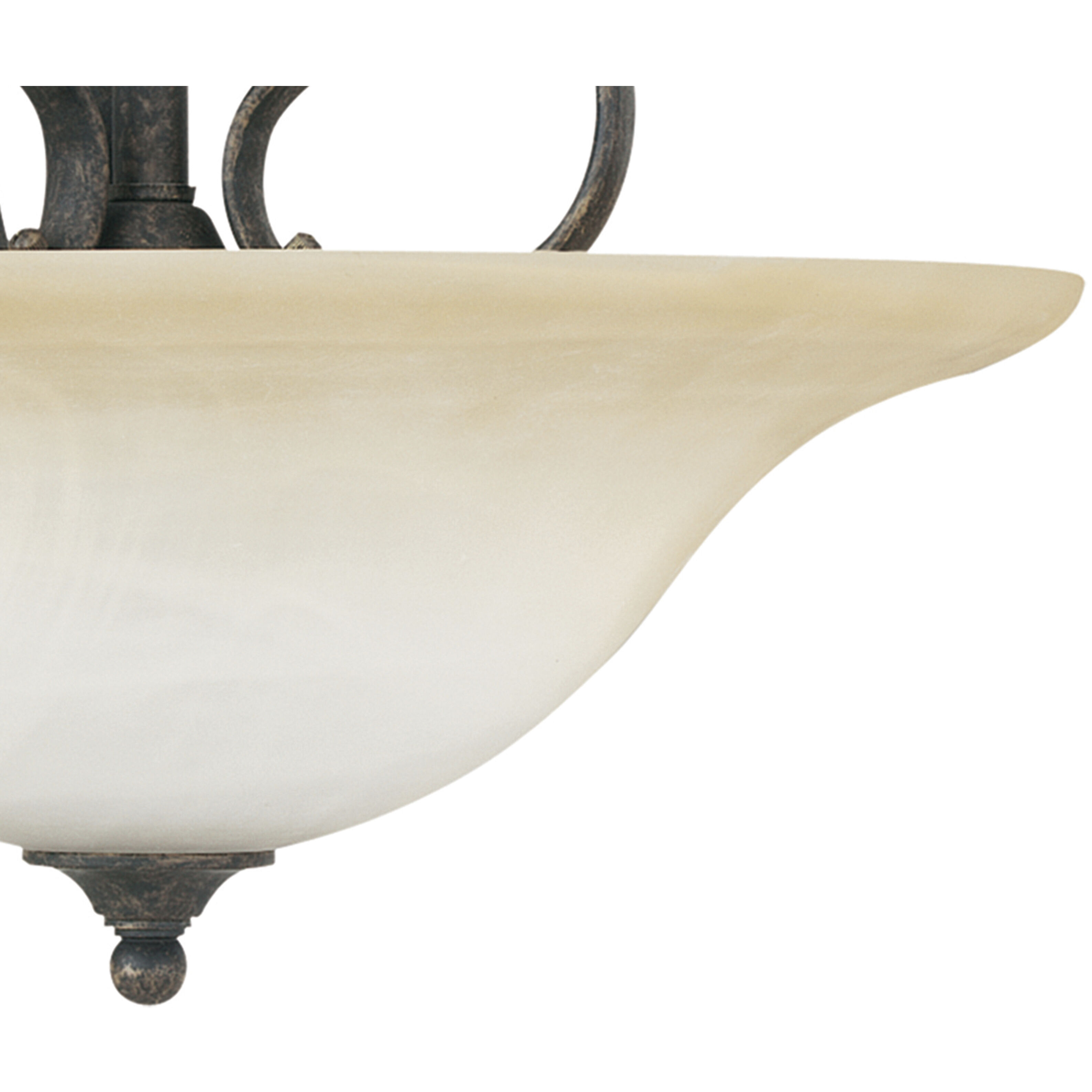 Prestige 3 Light 18 inch Sable Bronze Pendant Ceiling Light