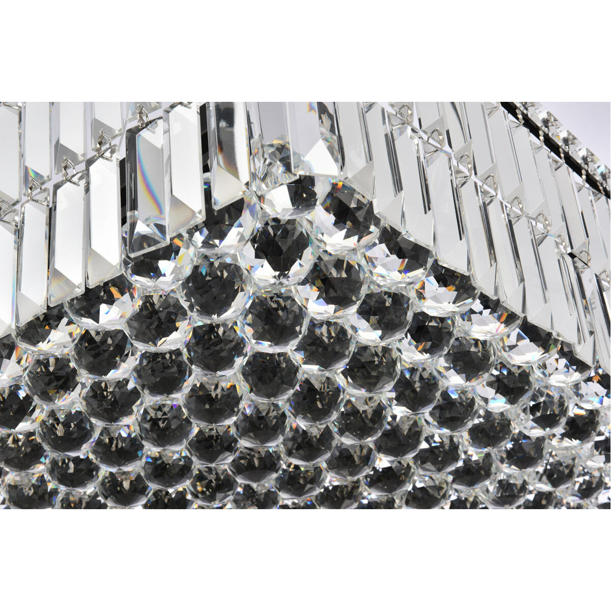 Maxime 12 Light 32 inch Black and Clear Chandelier Ceiling Light in Royal Cut