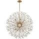 Adley 12 Light 34 inch Aged Brass Chandelier Ceiling Light