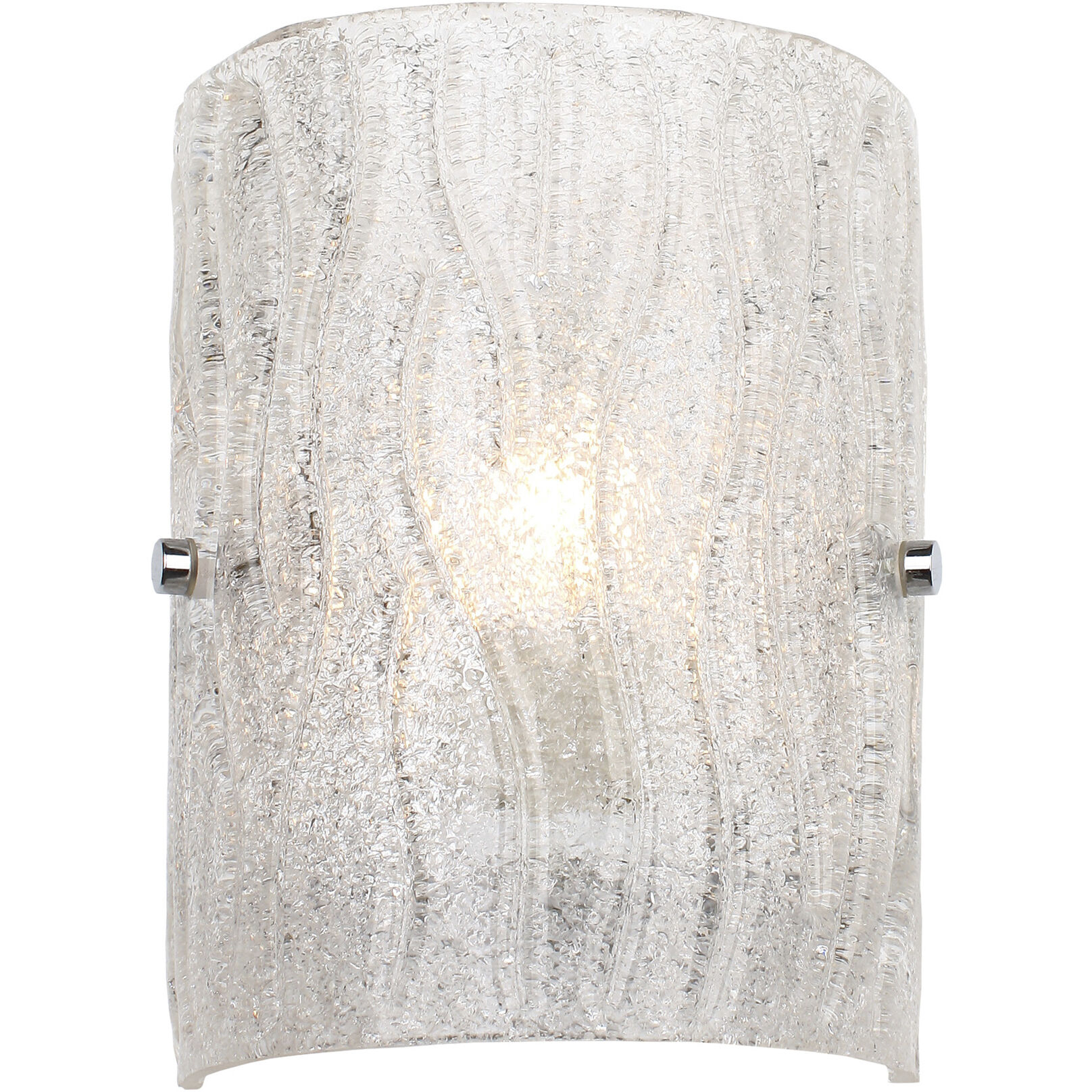 Brilliance 1 Light 6.75 inch Chrome ADA Wall Sconce Wall Light
