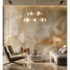 Zill LED 42.13 inch Lily Gold Pendant Ceiling Light