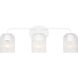 Eisele 3 Light 24 inch Matte White Vanity Light Wall Light, Medium