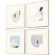 Abstract Multi and Blue and Green and Yellow Framed Art
