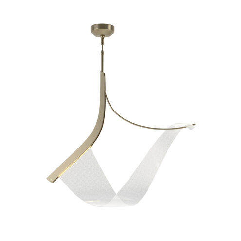 Sling LED 9 inch Modern Brass Pendant Ceiling Light