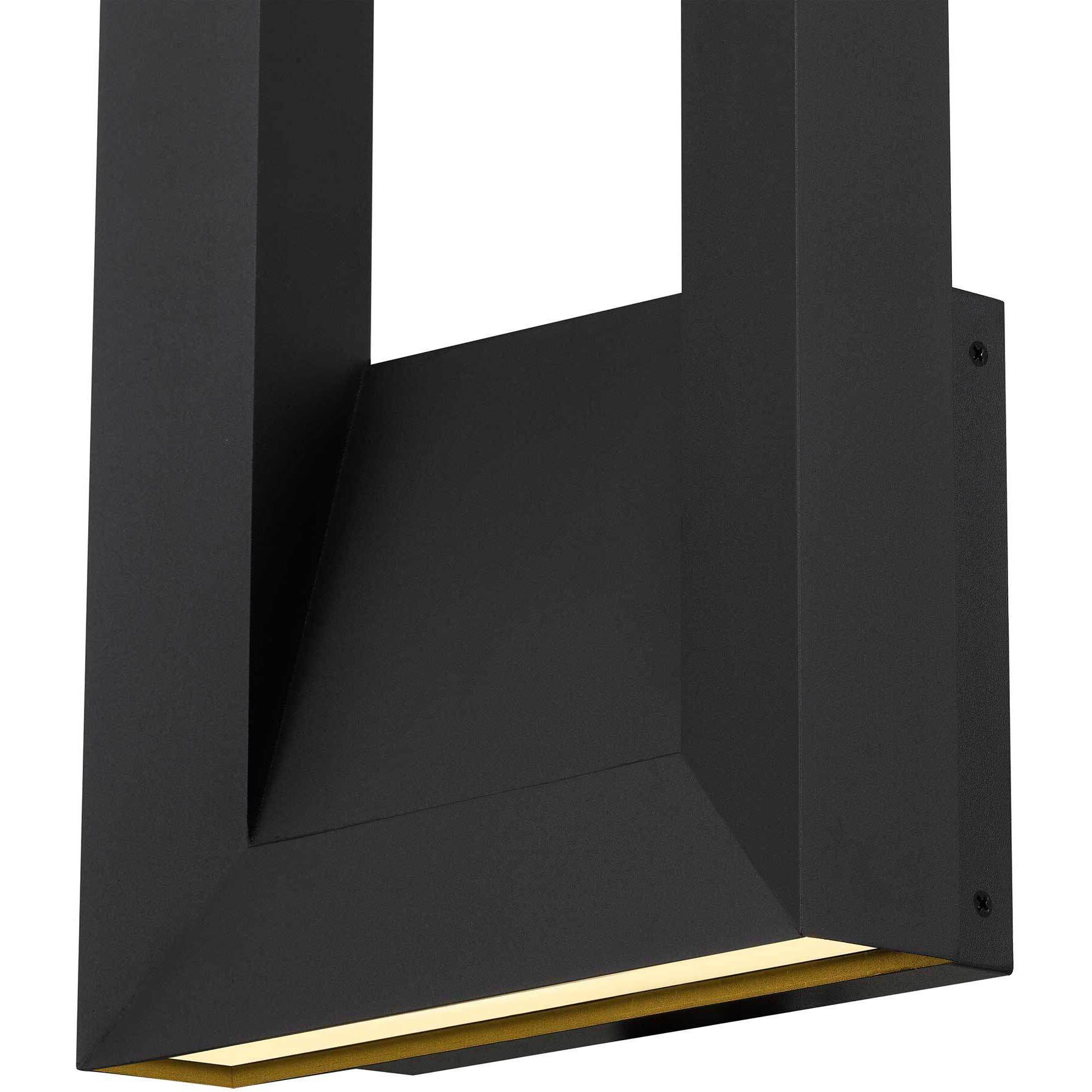 Paletto LED 28 inch Sand Black Outdoor Wall Sconce