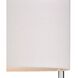 Attwood 64 inch 100 watt Polished Nickel Floor Lamp Portable Light in Incandescent, 3-Way