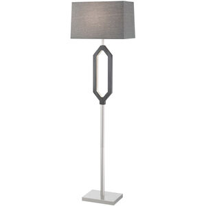 Desmond 64 inch 100.00 watt Charcoal Grey Floor Lamp Portable Light