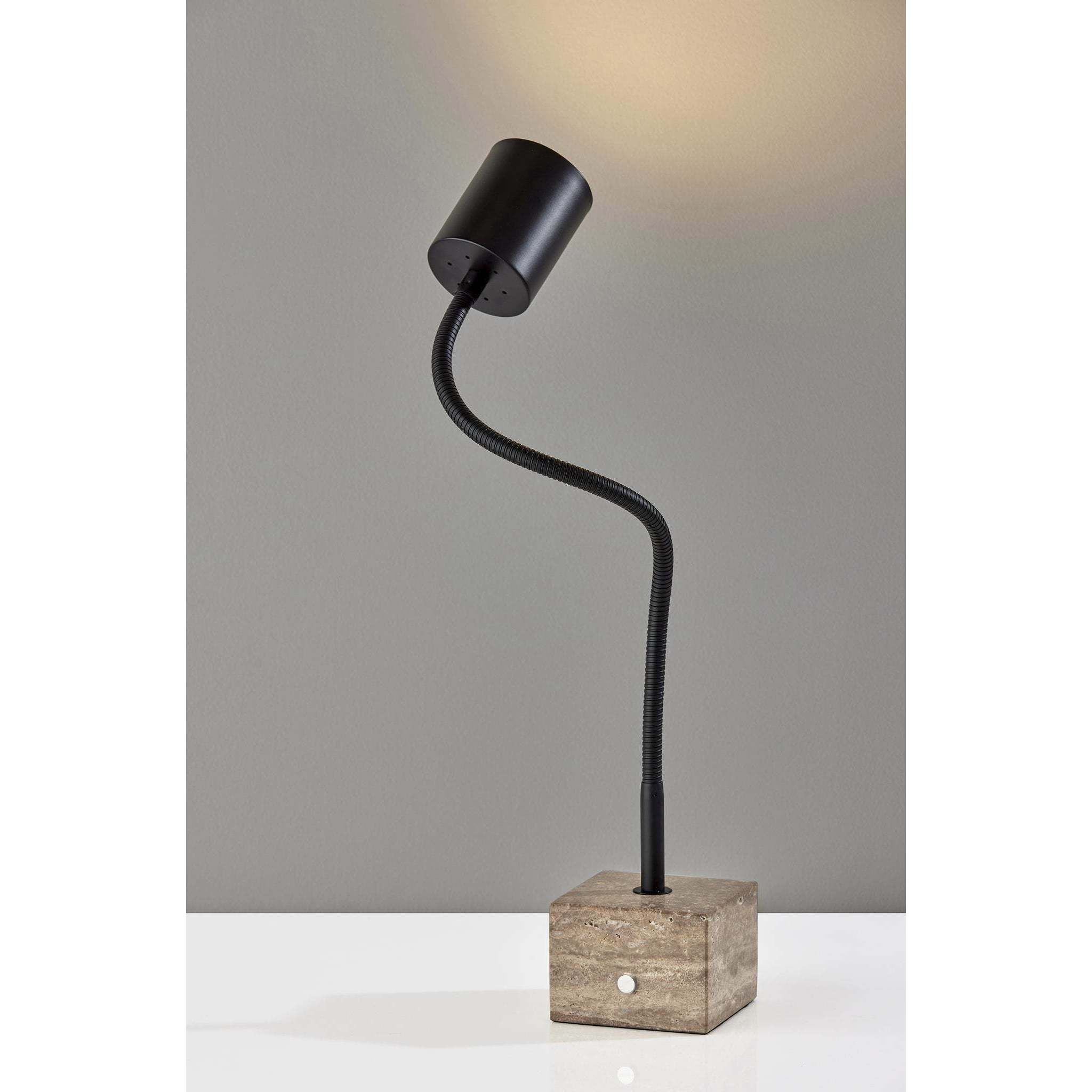 Rutherford 19 inch 5.00 watt Black Desk Lamp Portable Light
