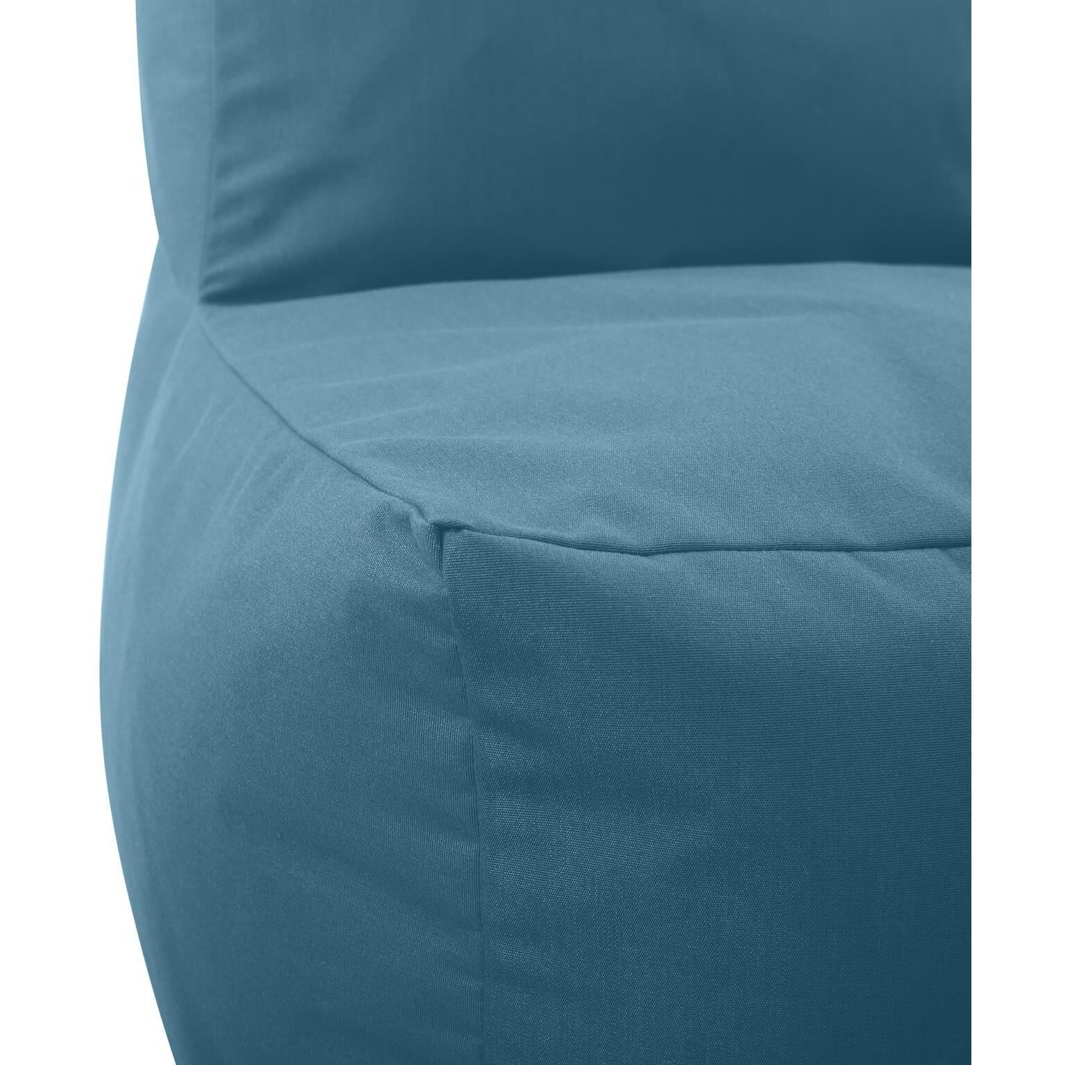 Seascape Turquoise Outdoor Pouf Chair