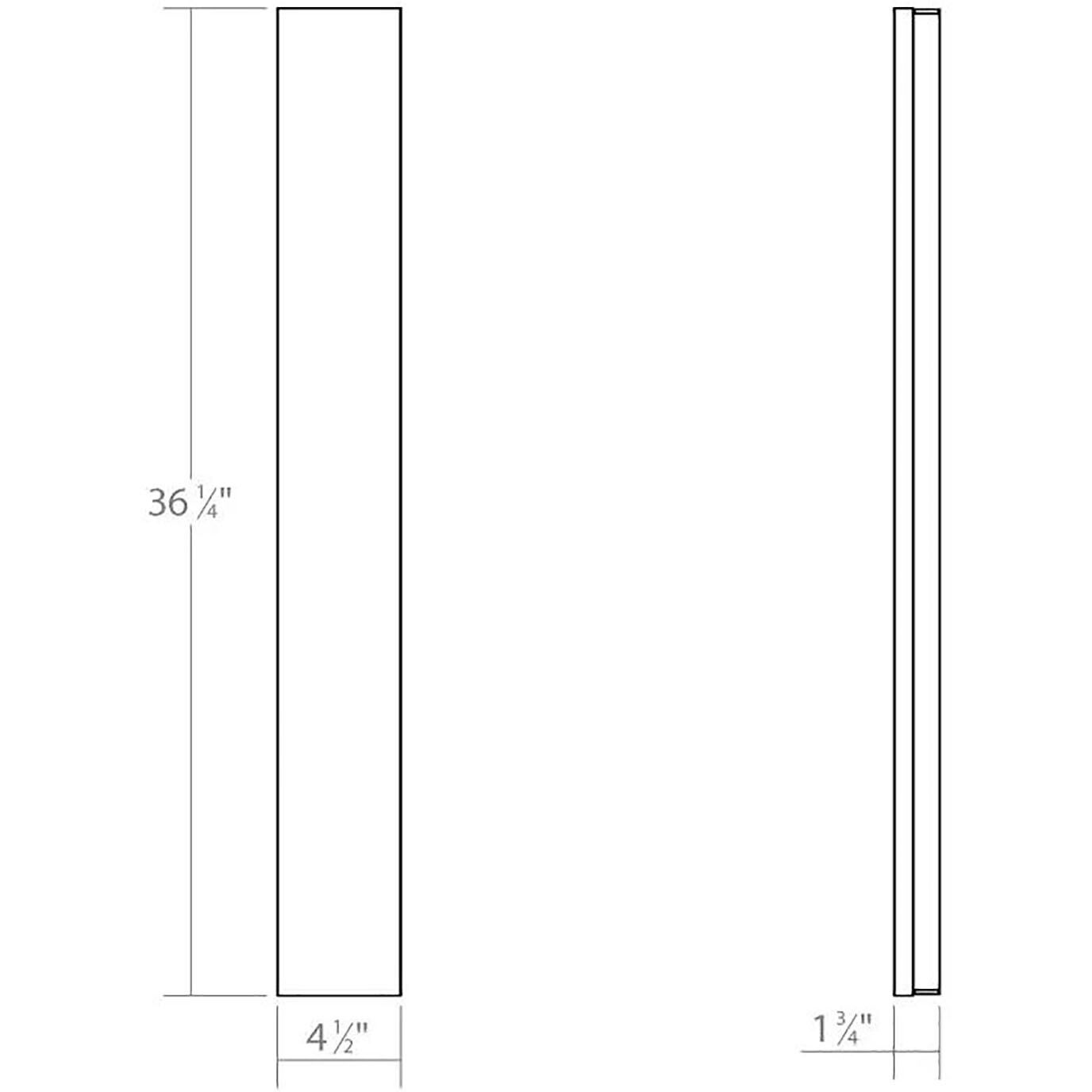 Vanity LED 37 inch Polished Chrome Bath Bar Wall Light