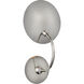 Thomas O'Brien Keria LED 8 inch Polished Nickel Wall Wash Sconce Wall Light, Medium