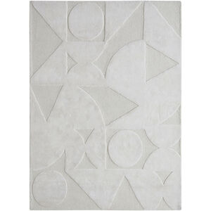 Mosaico 86.6 X 63 inch Ivory Indoor Rug