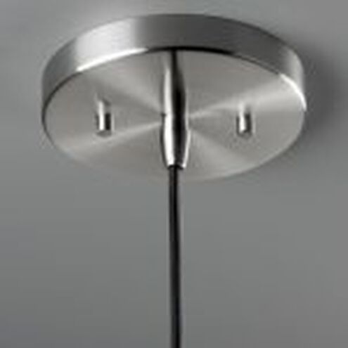 Radiance Collection 1 Light 13 inch Matte White and Polished Chrome Pendant Ceiling Light