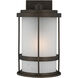 Wilburn 1 Light 13.5 inch Antique Bronze Outdoor Wall Lantern, Medium