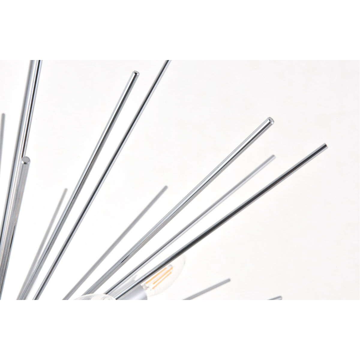 Timber 8 Light 20 inch Chrome Pendant Ceiling Light